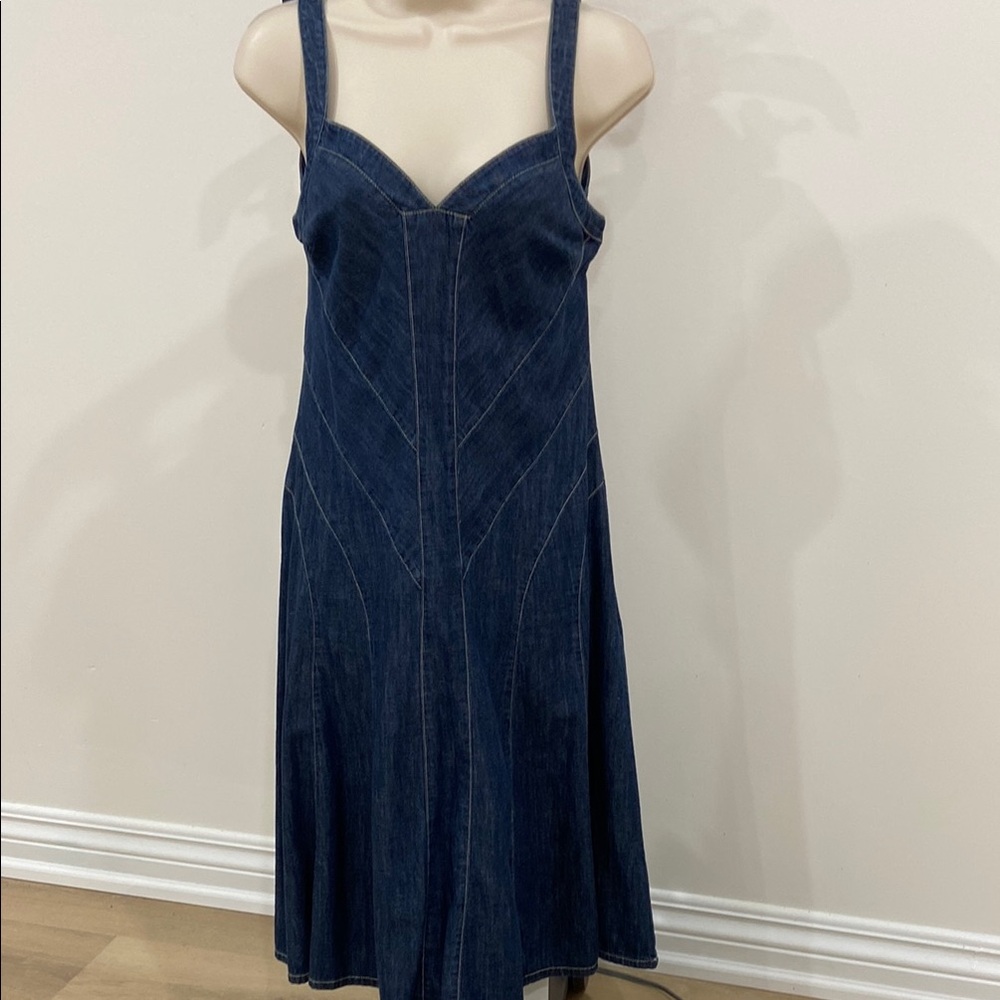 Ralph Lauren Dark Blue Denim Midi Dress
Never Worn